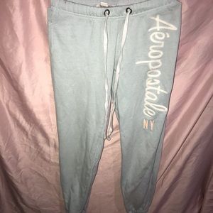 Aeropostale blue joggers with string . Size Xs-small
